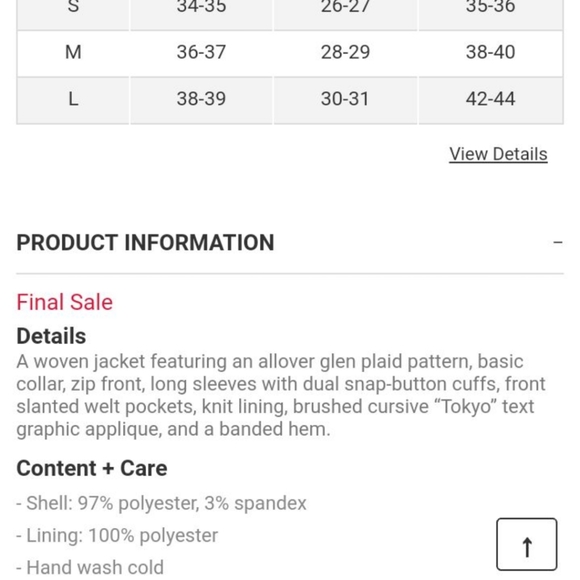 Forever 21 glen Plaid Tokyo Zip-Front Jacket - Picture 6 of 6